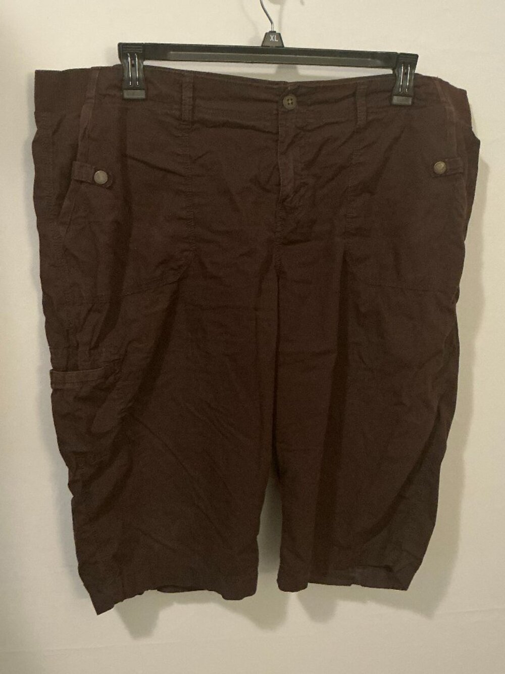 Sonoma Womens Size 18W Brown Leg Below the Knee Capri Pants GUC